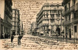 Barcelona, Calle de Balmes / street view, tram (EK)