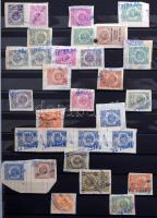 Peru 600 db okmánybélyeg okmányokon és kivágásokon, 16 lapos A/4 berakóban