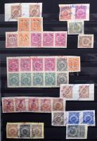 Peru 600 db okmánybélyeg okmányokon és kivágásokon, 16 lapos A/4 berakóban