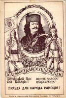 Igazságot Rákóczi népének! Önrendelkezési jogot követelünk a Felvidék őslakosságának! Kiadja a Magyarországi Ruszinszkóiak Szervezete / Justice for the nation of Rákóczi, irredenta, self-determination right (kis szakadás / small tear)
