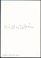 1986 Nádler István (1938-) festőművész kiállításának meghívója (Salzburg, Galerie Kutscha), rajta a ...