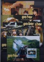 ~190 db tengerentúli blokk / kisív a legjobb motívumokkal pl. Harry Potter, vasút, lovak, ősállatok, cserkészek, macskák, stb 16 fekete lapos A/4 berakóban