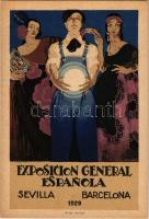 Exposición General Espanola. Sevilla 1928 - Barcelona 1929 / Spanish International Exhibition advert...