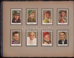 cca 1930 Constantin No. 23 Gold-Film-Bilder Album 2. Német cigarettakép gyűjtőalbum a kor híres szín...