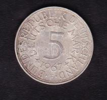 NSZK 1967F. 5M Ag T:2/2+