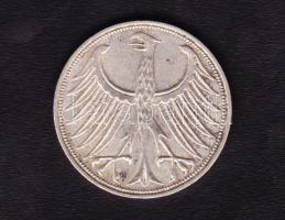 NSZK 1967F. 5M Ag T:2/2+