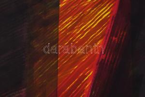 Hajdú László (1938-): Ék, 2009. Akvarell, papír. Jelezve jobbra fent. Hátoldalán autográf felirattal...