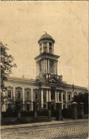 1917 Jelgava, Mitau; Gymnasium (Kgl. Kommandantur) / WWI German military, grammar school (army comma...