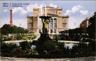 1918 Riga, Stadttheater / theatre (EK)