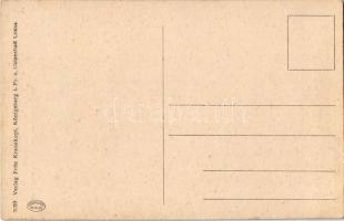 Jelgava, Mitau; Der Krieg im Osten. Der Herzog Jakob-Kanal das Guckloch der Natur in der Kanalstrass...