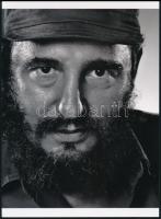 cca 1965 Yousuf Karsh (1908-2002) kanadai fotóművész felvétele (Fidel Castro), 1 db modern nagyítás, jelzés nélkül, 21x15 cm