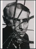 1934 Man Ray (1890-1976) amerikai fotóművész, a dadaizmus és a szürrealizmus egyik meghatározó művészének felvétele (Max Ernst portréja), 1 db modern nagyítás, jelzés nélkül, 21x15 cm