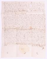 1793 II. Ferenc német-római császár és magyar király oklevele, melyben Bethlen Gergely (1641-1697) erdélyi főnemes, Bethlen Farkas testvérének birtokadományait erősíti meg, Kolozsvár, Szászváros, Vajdahunyad és más erdélyi városok említésével