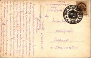 1940 Gyilkostó, Ghilcos, Lacul Rosu; Fotó Ambrus / lake. photo + "M. KIR. MOZGÓPOSTA XVII.&quot...