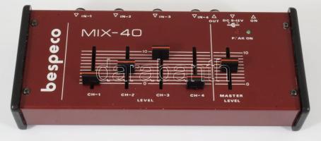 Bespeco Mix-40 keverőpult, kopással.