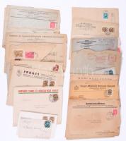 cca 1936-1942 Kb. 30 db vegyes fejléces boríték, üzleti- és magánlevél