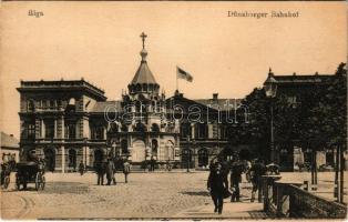 Riga, Dünaburger Bahnhof / railway station (EK)