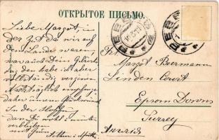 1911 Tallinn, Reval; Denkmal Peter des Grossen / monument (b)