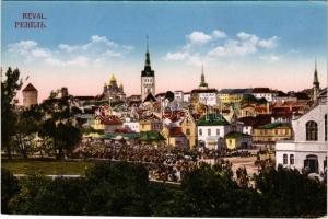 Tallinn, Reval; general view, market (EK)