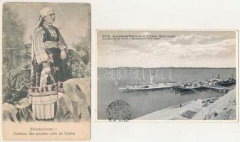 BULGÁRIA - 30 db RÉGI város képeslap / BULGARIA - 30 pre-1945 town postcards