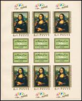 1974 Mona Lisa vágott kisív (30.000)