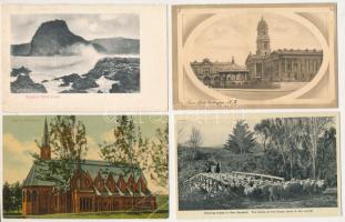 ÚJ-ZÉLAND - 26 db RÉGI város képeslap vegyes minőségben / NEW-ZEALAND - 26 pre-1945 town postcards in mixed quality