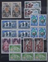 Francia postatiszta kis gyűjtemény az 1968-1973 közötti időszakból néhány száz bélyeggel 8 lapos közepes berakóban