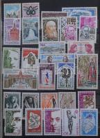 Francia postatiszta kis gyűjtemény az 1968-1973 közötti időszakból néhány száz bélyeggel 8 lapos köz...
