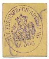 Németország 1920 k. 50h telefonos osztály utalvány T:XF Germany 1920. 50 Heller telephone department voucher C:XF