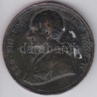 Vatikán 1879. "XIII. Leó pápa" bronz emlékérem T:3 37,3g ph.