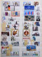 NSZK és zónák gyűjtemény 1991-ig sok postatisztával 17 lapos nagyalakú ABRIA berakóban