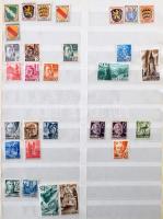 NSZK és zónák gyűjtemény 1991-ig sok postatisztával 17 lapos nagyalakú ABRIA berakóban