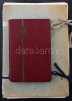 Madár - állat motívum gyűjtemény házi készítésű lapokon + kisméretű berakóban, sok száz bélyeg telje...