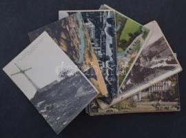 LOURDES - 300 db főleg RÉGI katolikus vallási képeslap dobozban / 300 mainly pre-1945 Catholic religious postcards in a box