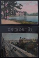 OROSZORSZÁG - 52 db RÉGI város képeslap albumban / RUSSIA - 52 pre-1945 town postcards in an album