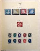 NDK szép gyűjtemény az 1945-1964 közötti időszakból sok jó kiadással, blokkokkal nagyalakú ABRIA alb...