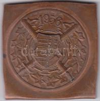 1956. "A Hazáért és a Szabadságért" bronz csegelyplakett