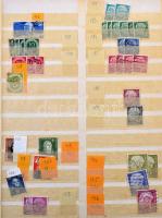 NSZK többlet példányos előrendező az 1949-1994 közötti időszakból, 1 db ABRIA és 1 db Schaubek nagya...