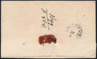 1867 5kr levélen, "DEBRECZEN" - "KECSKEMÉT"