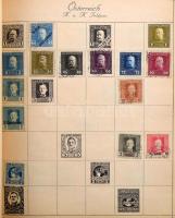 Turul album néhány száz db bélyeggel