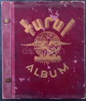 Turul album néhány száz db bélyeggel