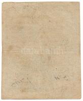 1849. Eger 1kr utalvány, "3043" sorszámmal T:F
Adamo EGE-1.1