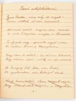 József Attila: Versek 1922 füzetének hasonmás kiadása. József Attila Múzeum, Makó, papírkötés, megje...