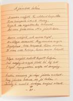 József Attila: Versek 1922 füzetének hasonmás kiadása. József Attila Múzeum, Makó, papírkötés, megje...