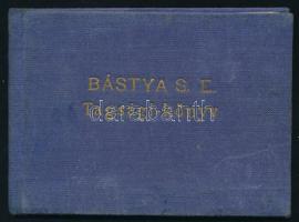 1955 Bástya SE tagsági könyv, bélyegekkel