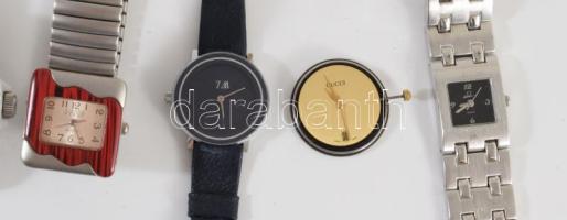 Vegyes modern kvarc órák, jó állapotban, hozzá egy két mechanikus szerkezet