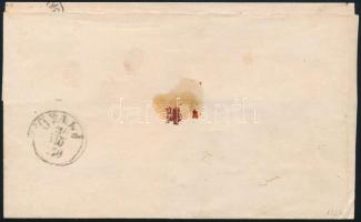 1870 5kr levélen, "KARLOVAC - KARL-STADT / VEC." Sign: Ferchenbauer