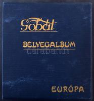 Gobát Európa albumrész, benne belga, francia, csehszlovák, Bosznia, Böhmen und Mahren különféle erős...