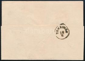 1863 10kr levélen "ORAVICZA" - "TEMESVÁR"