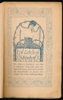 Oskar Wilde Kalender 1908. Ein Leben in Schönheit. Berlin und Leipzig, 1908, Verlag Hermann Seemann,...